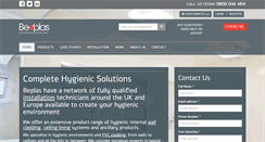 Desktop Screenshot of beplas.com